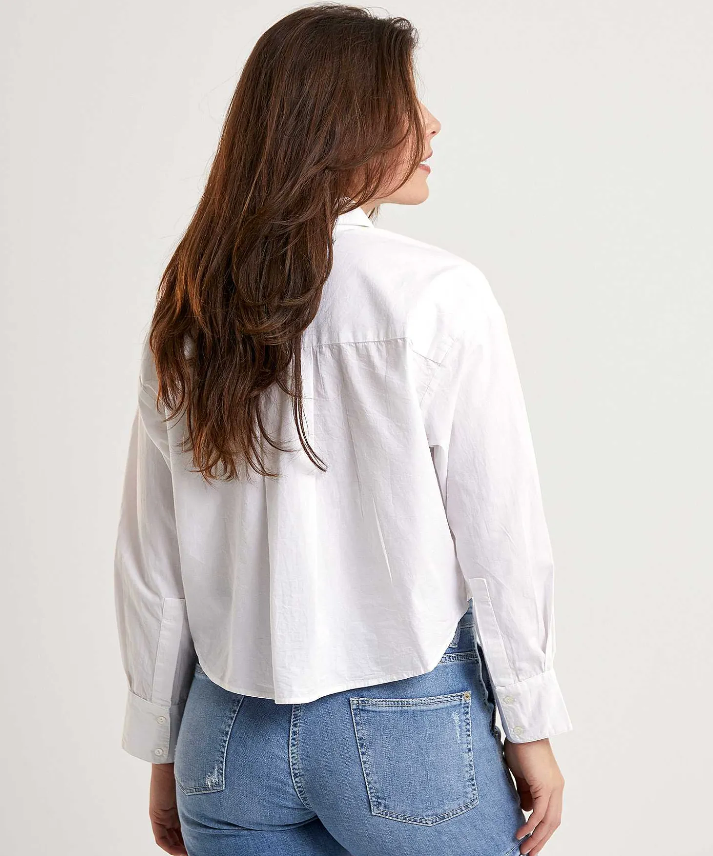 By-Bar Korte Poplin Blouse Florien