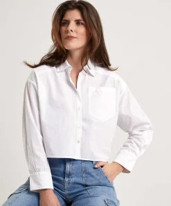 By-Bar Korte Poplin Blouse Florien