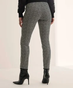 Cambio Cropped Broek Jacquard Ranee