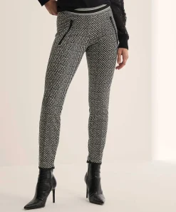 Cambio Cropped Broek Jacquard Ranee