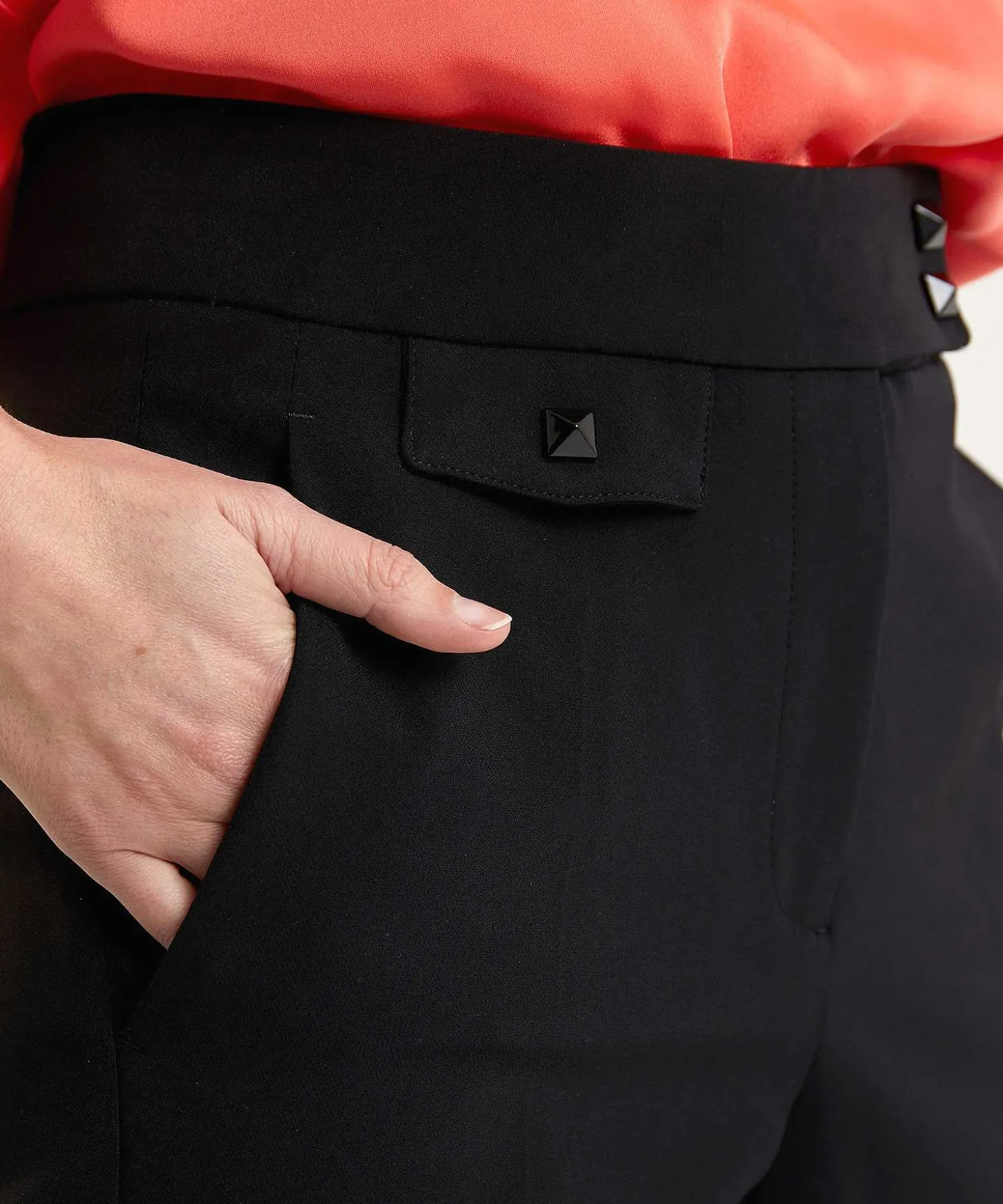 Cambio Cropped Broek Scarlet