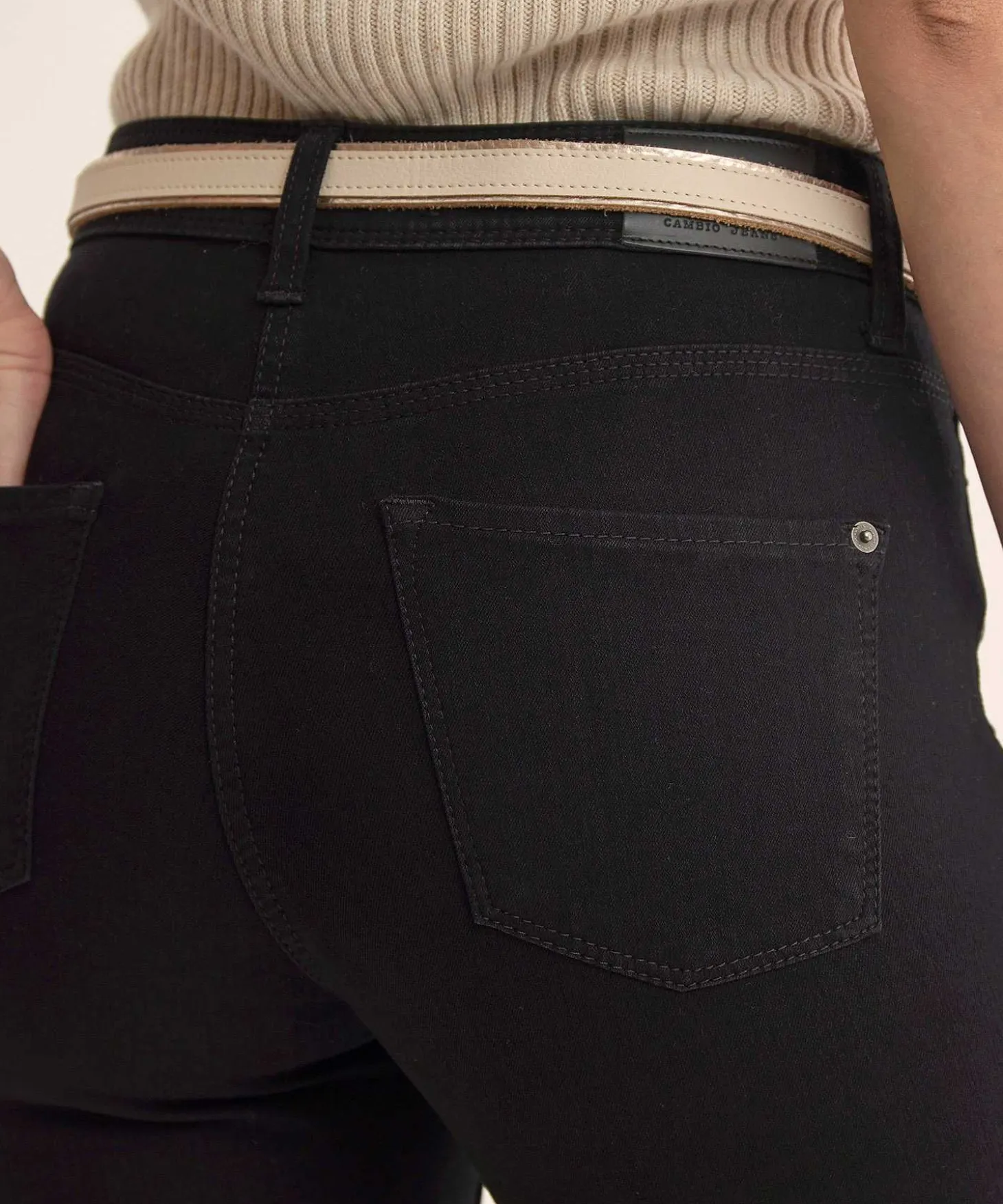 Cambio Cropped Jeans Piper
