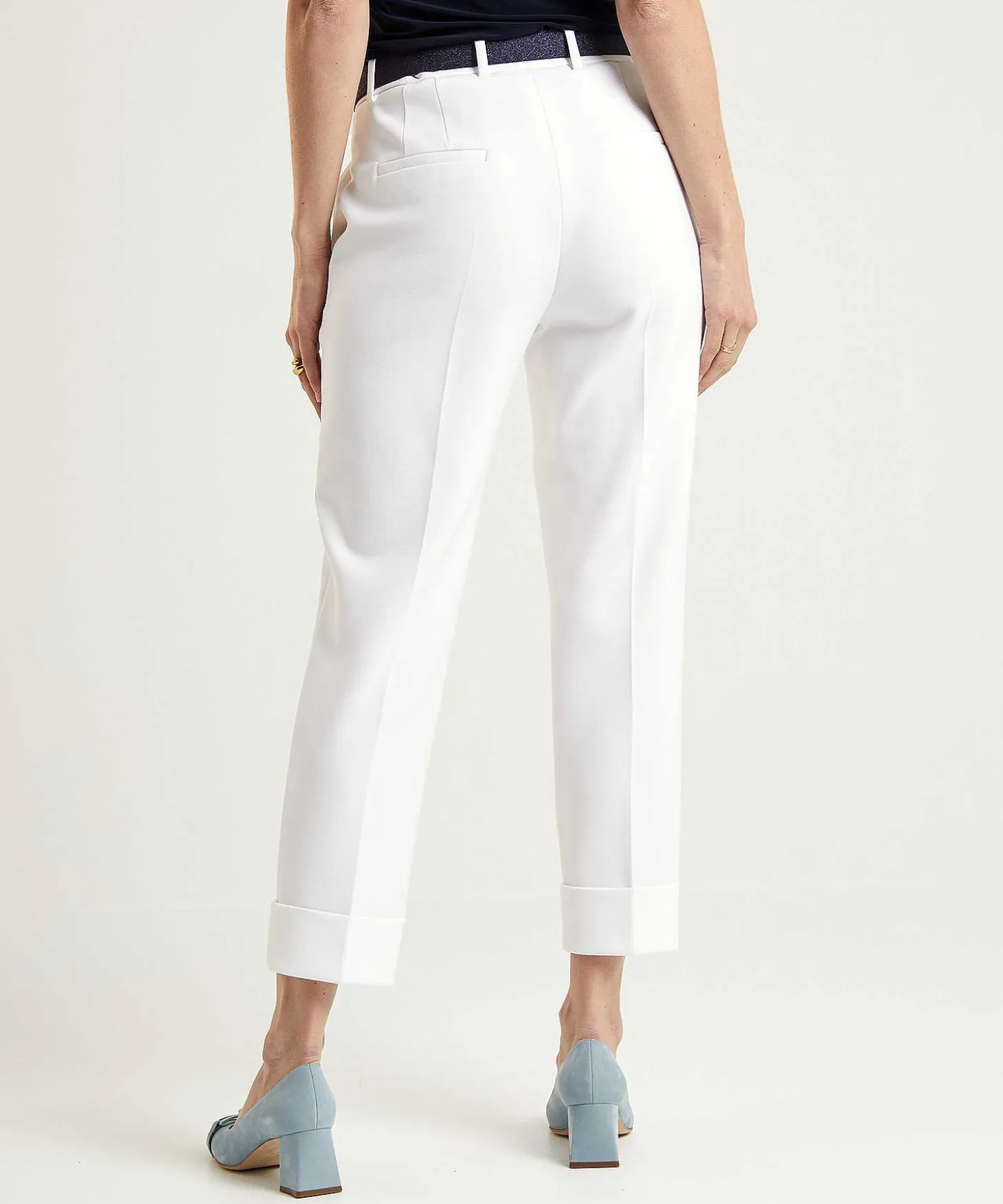 Cambio Cropped Pantalon Omslag Krystal