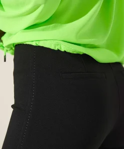 Cambio Flared Broek Pintucks Ros