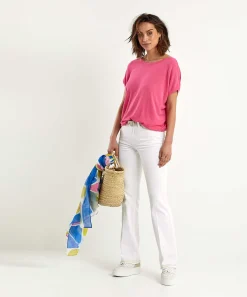 Cambio Flared Jeans Borduursel Paris