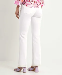 Cambio Flared Jeans Borduursel Paris