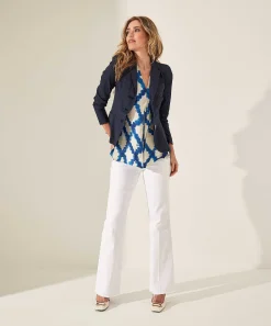 Cambio Flared Jeans Embroidery Paris