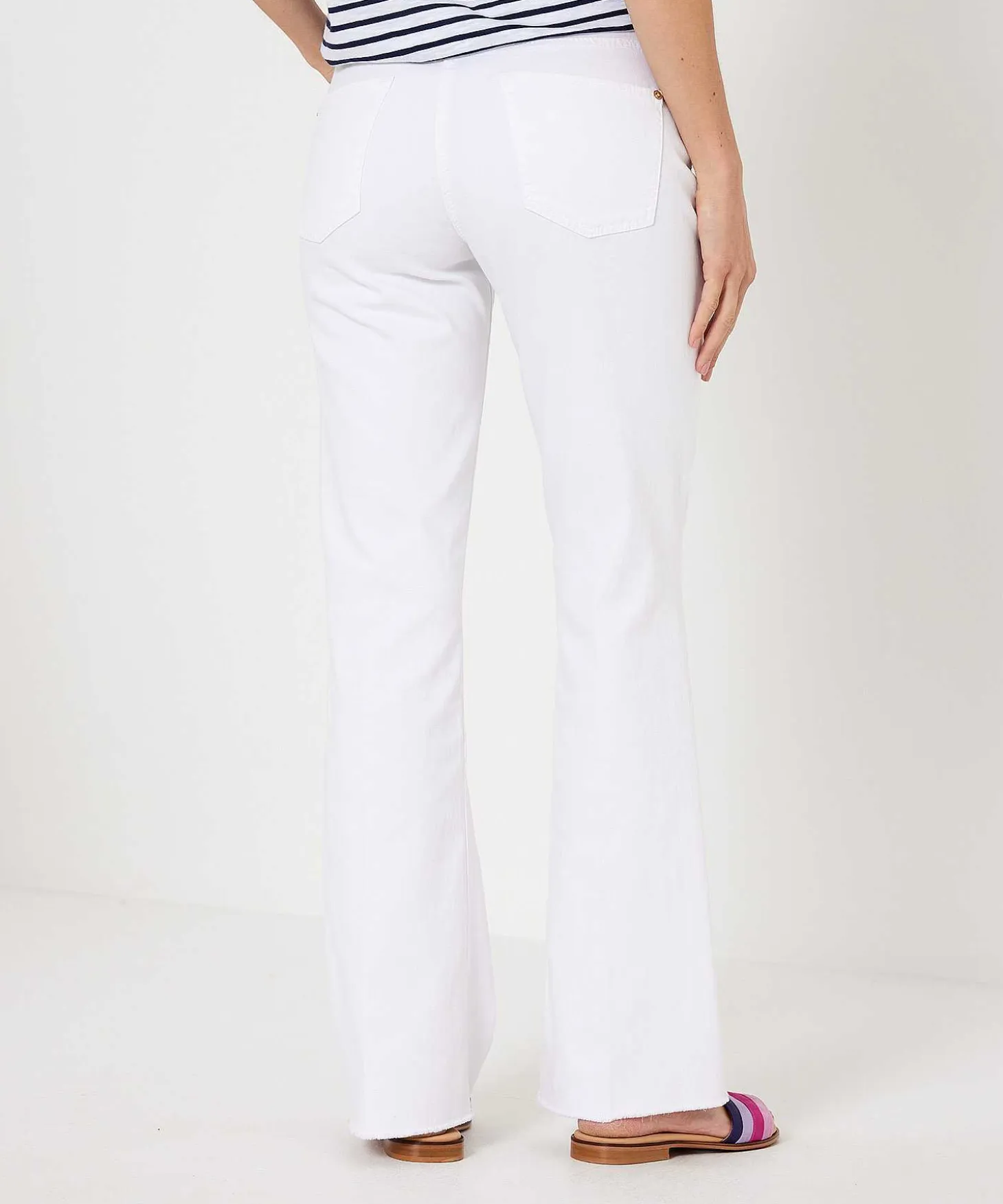 Cambio Flared Jeans Embroidery Paris
