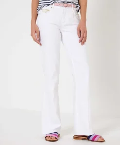 Cambio Flared Jeans Embroidery Paris