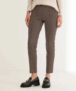 Cambio Jacquard Broek Grafisch Ros