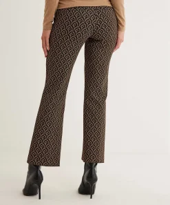 Cambio Kick Flare Broek Jacquard Lurex Faith