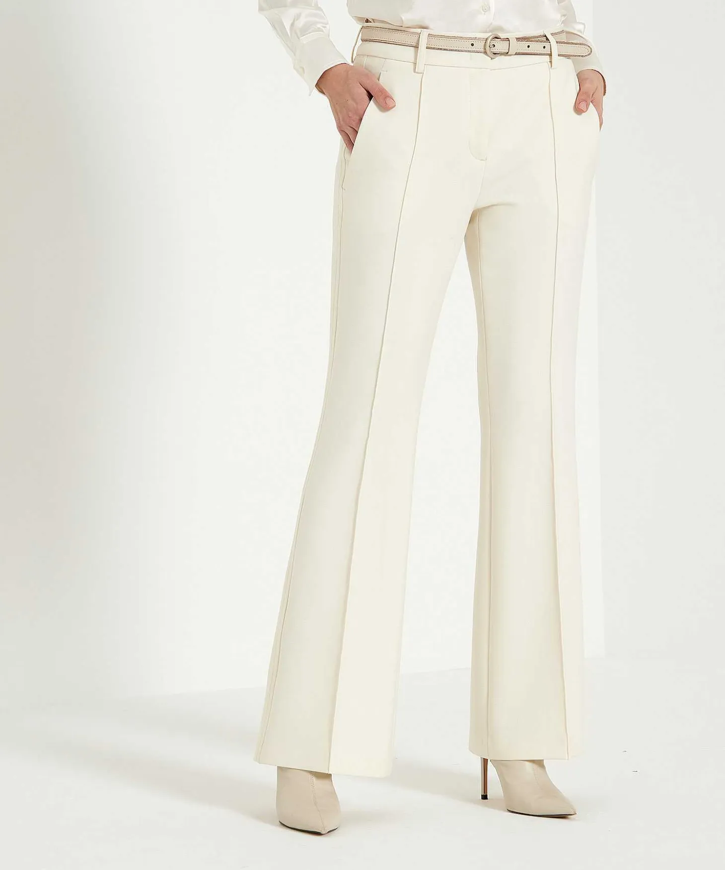 Cambio Pantalon Pintucks Fawn