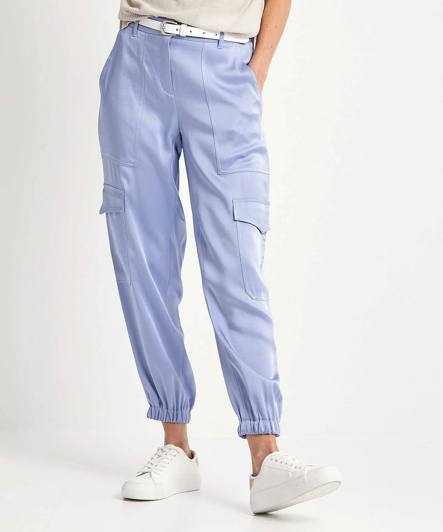 Cambio Silky Cargo Broek Karo