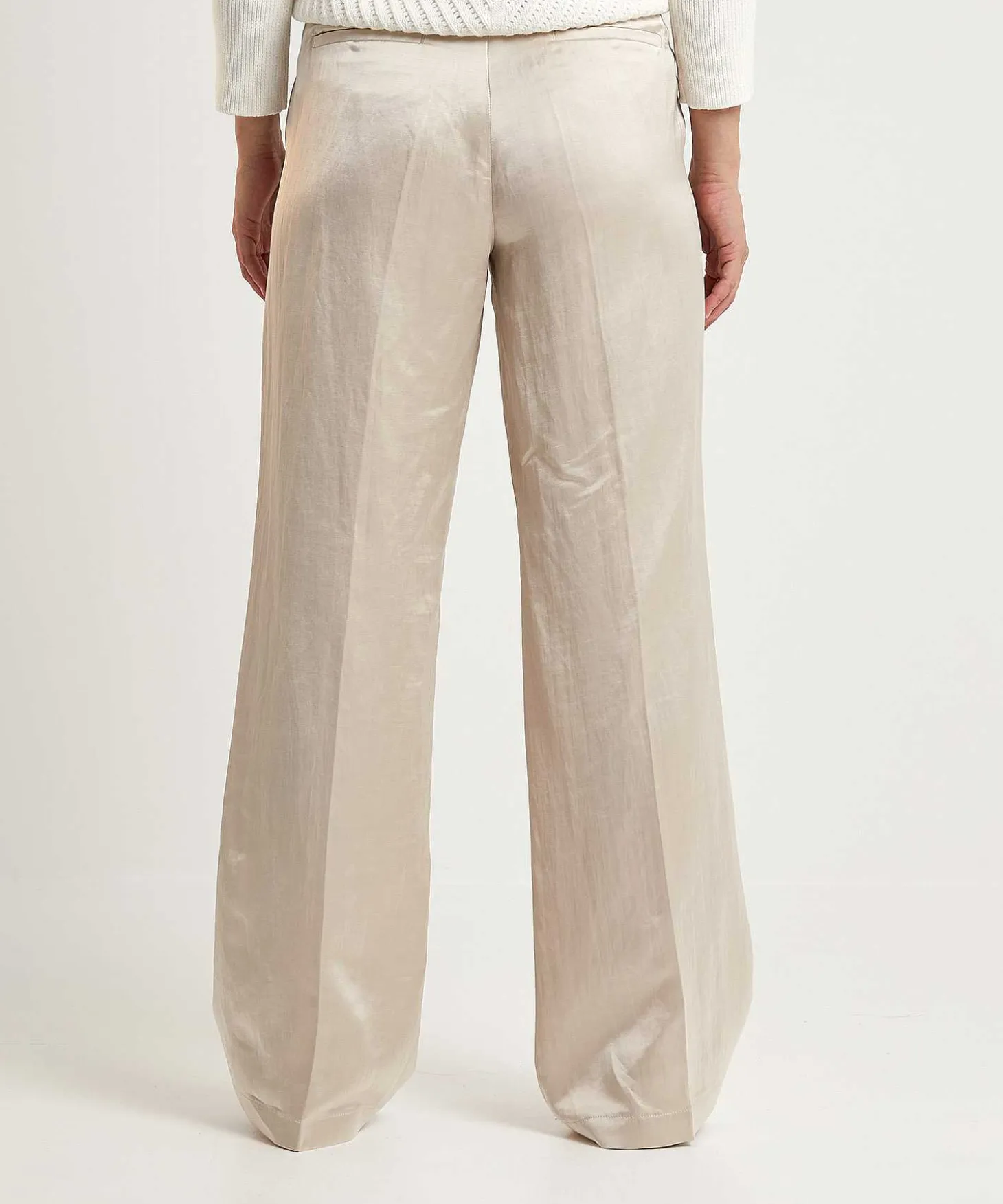 Cambio Silky Wide Leg Broek Amelie