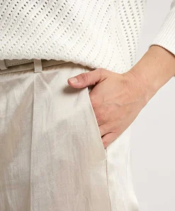 Cambio Silky Wide Leg Broek Amelie