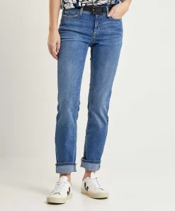 Cambio Slim Fit Jeans Parla Swarovski