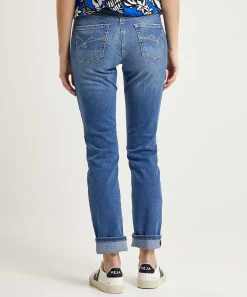 Cambio Slim Fit Jeans Parla Swarovski