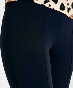Cambio Soft Techno Broek Met Deelnaad Ros