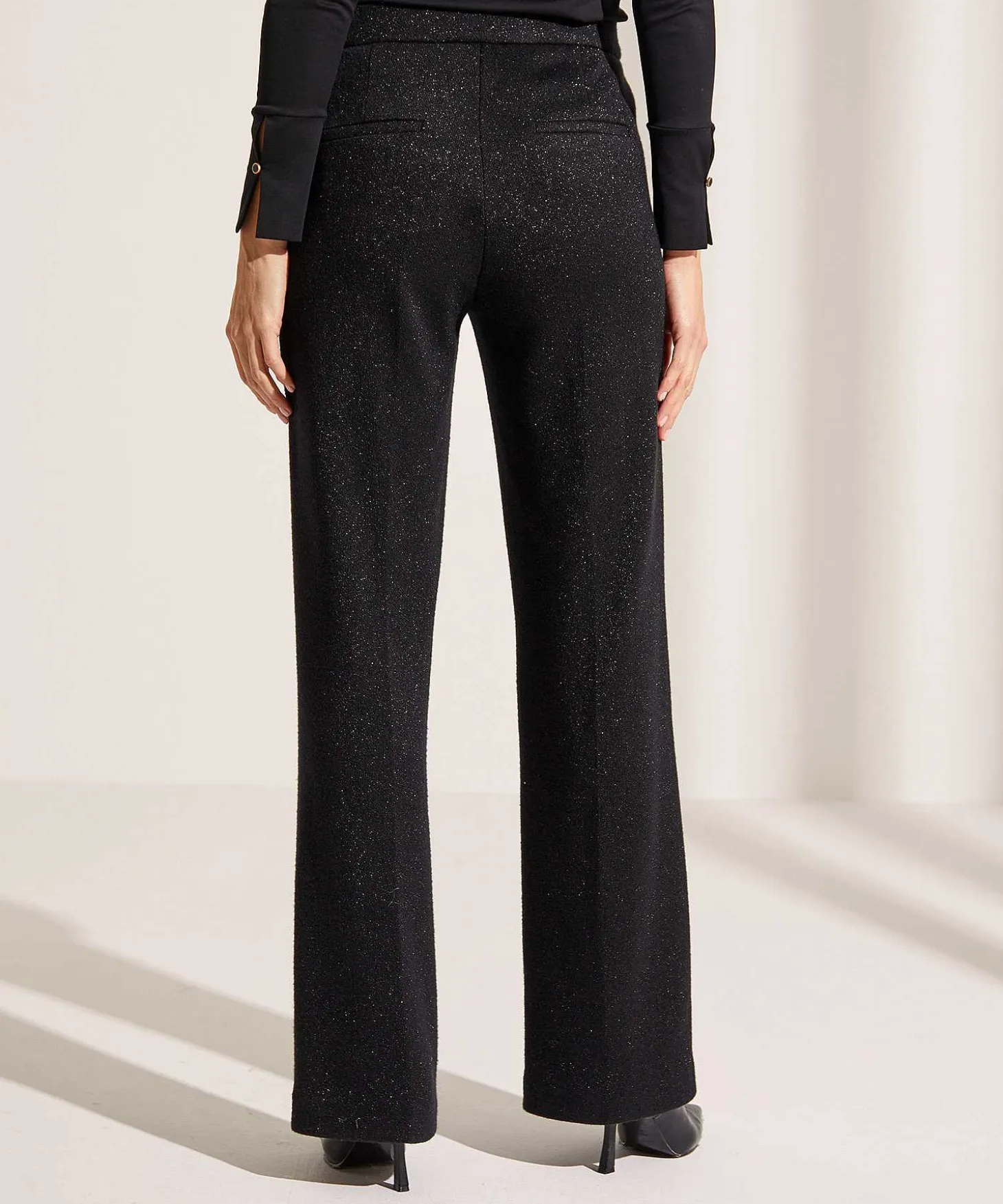 Cambio Wide Leg Broek Met Lurex Ava