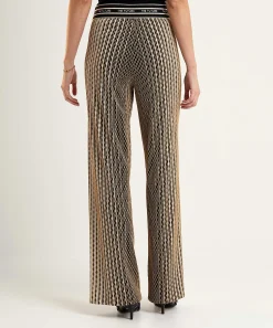 Cambio Wide Leg Broek Met Lurex Allison