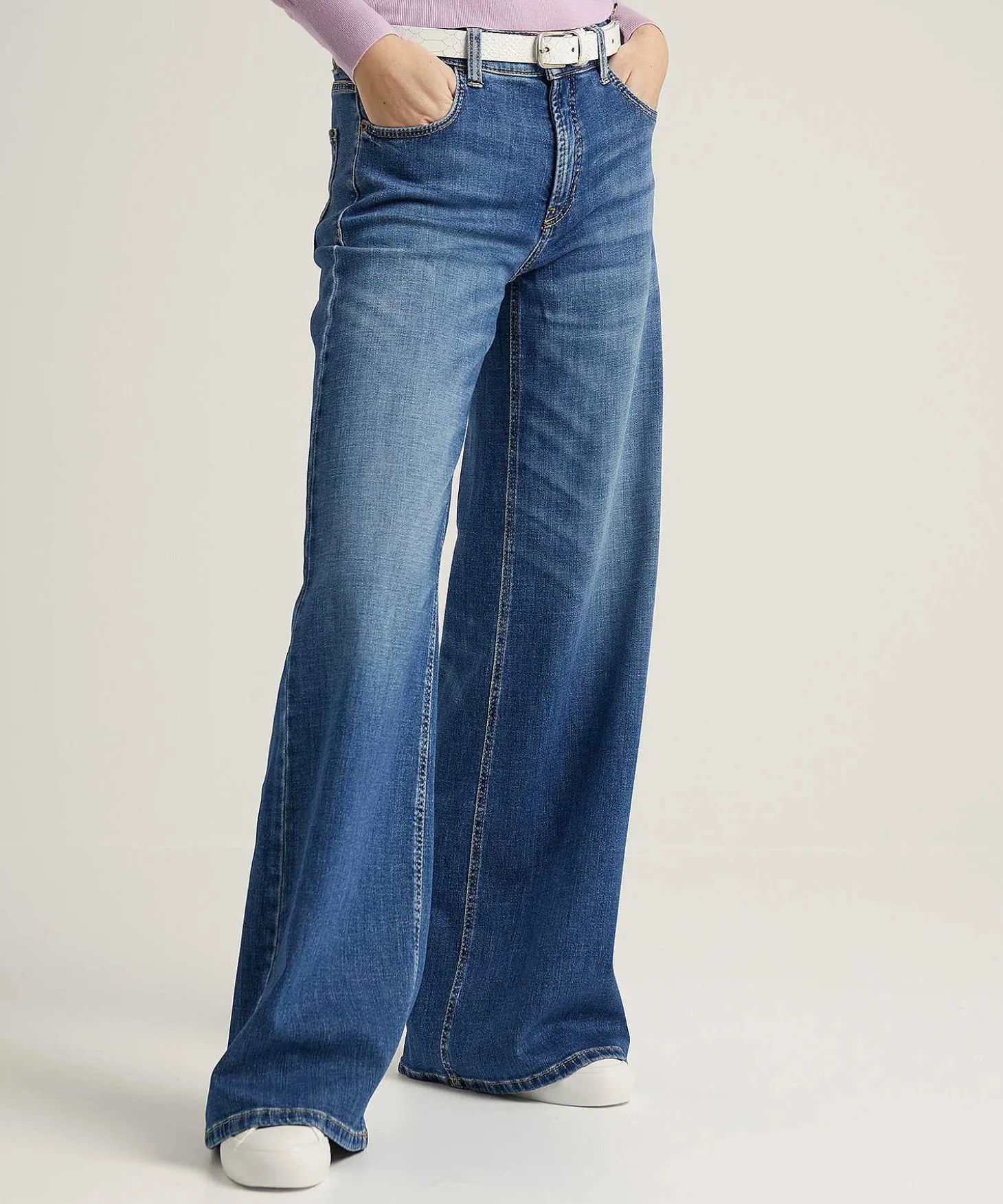 Cambio Wide Leg Jeans Palazzo