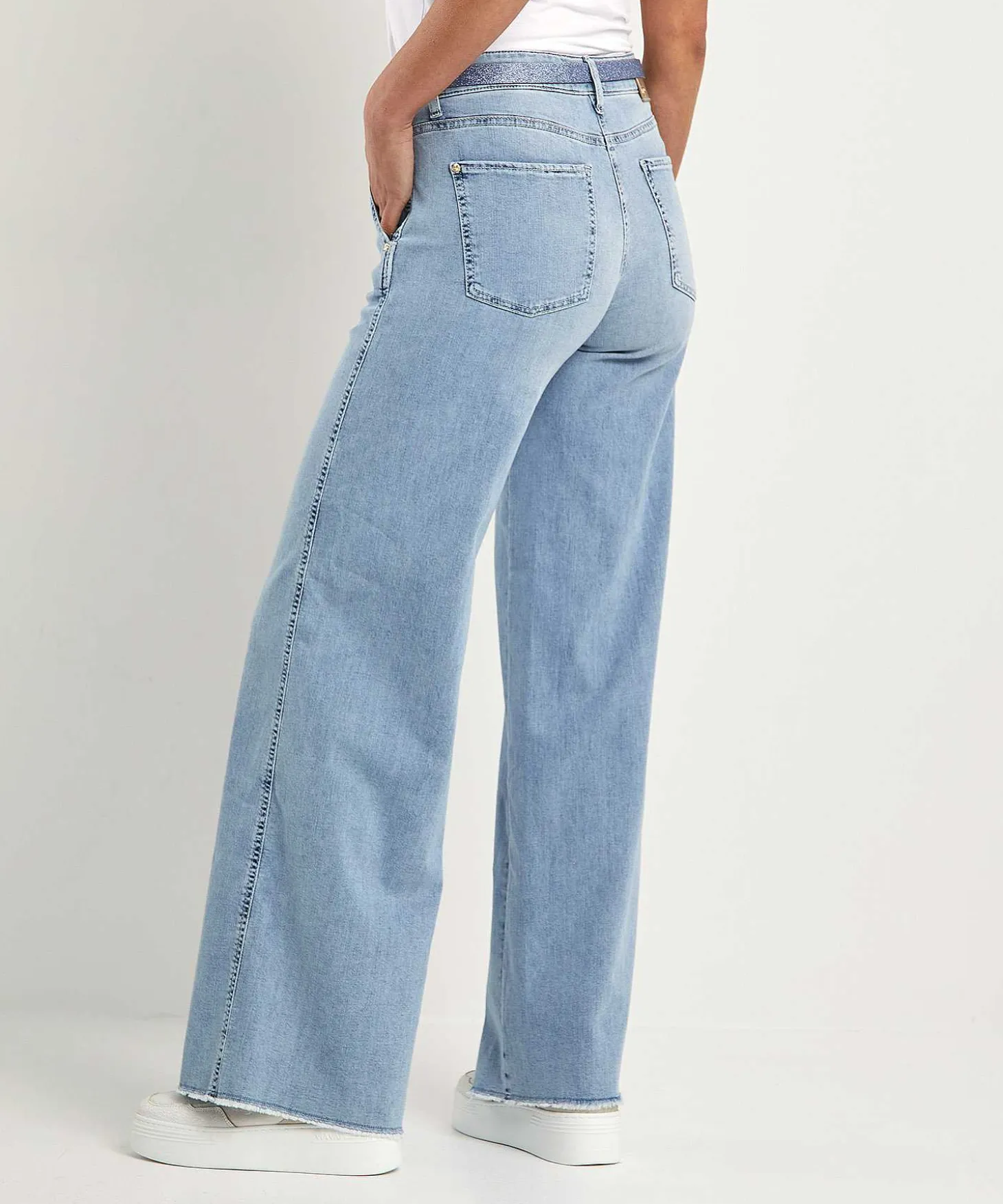 Cambio Wide Leg Jeans Superstretch Alek