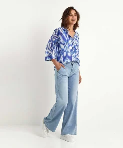 Cambio Wide Leg Jeans Superstretch Alek
