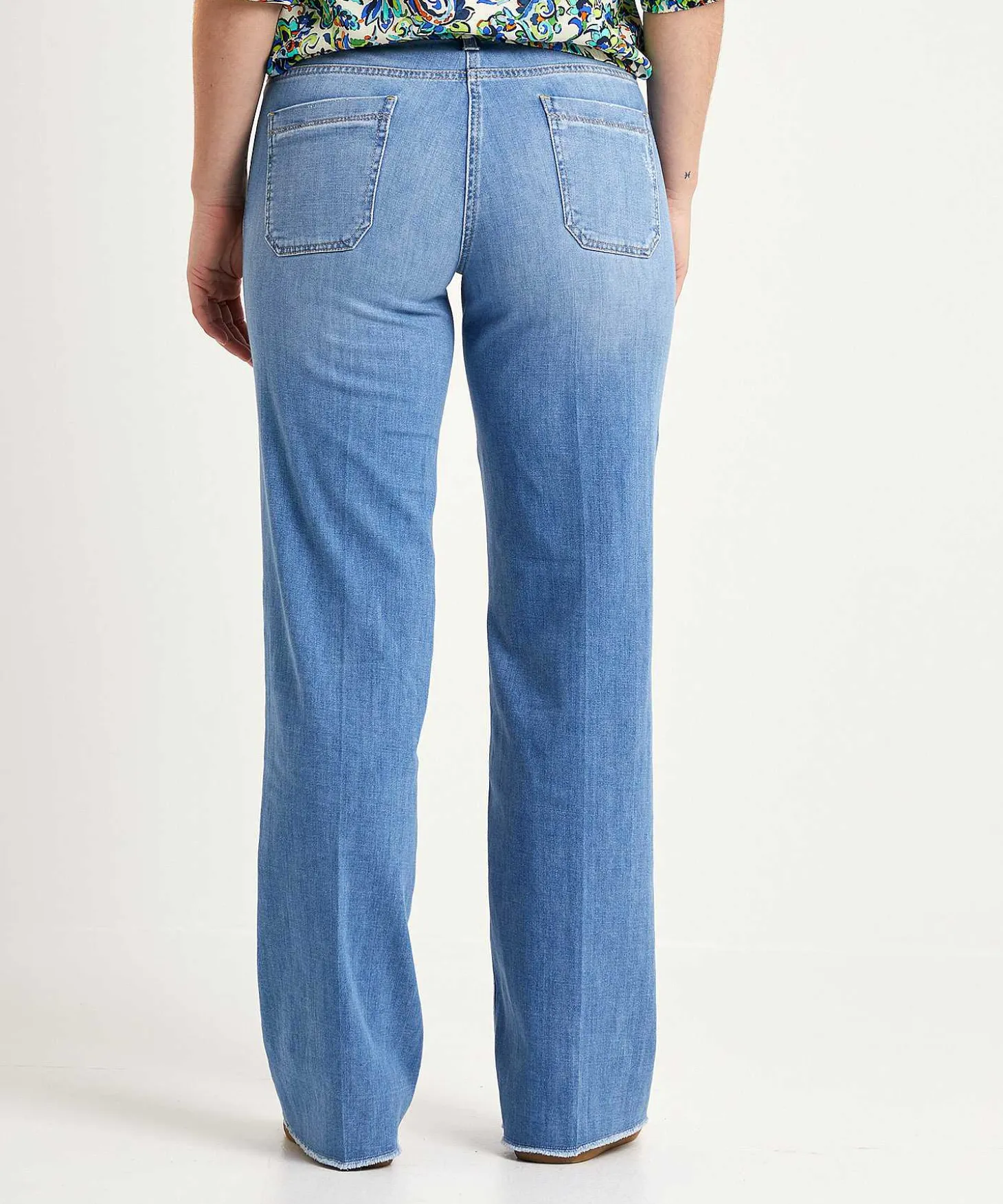 Cambio Wide Leg Jeans Tess