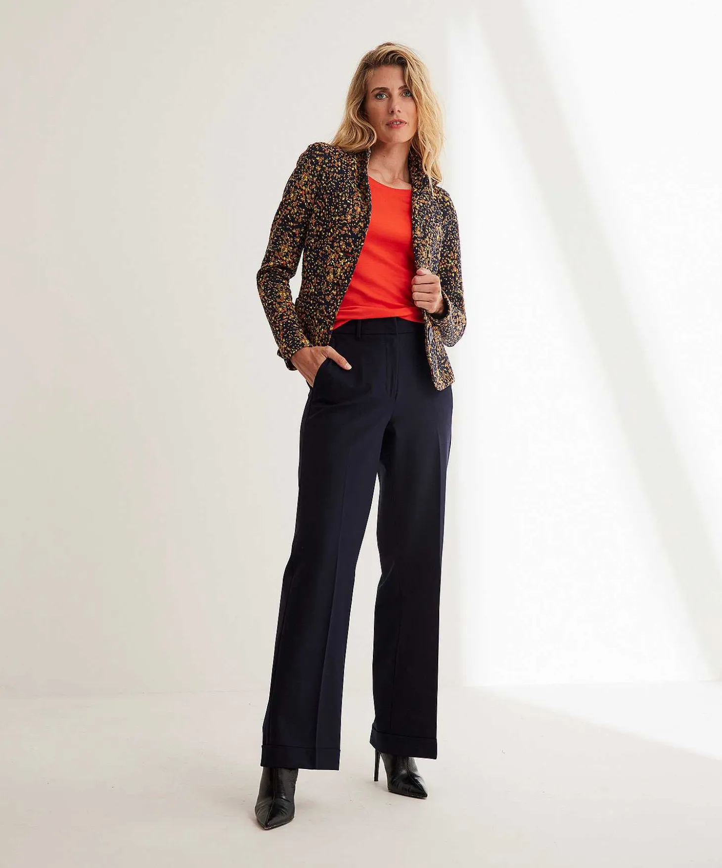 Cambio Wide Leg Pantalon Grace