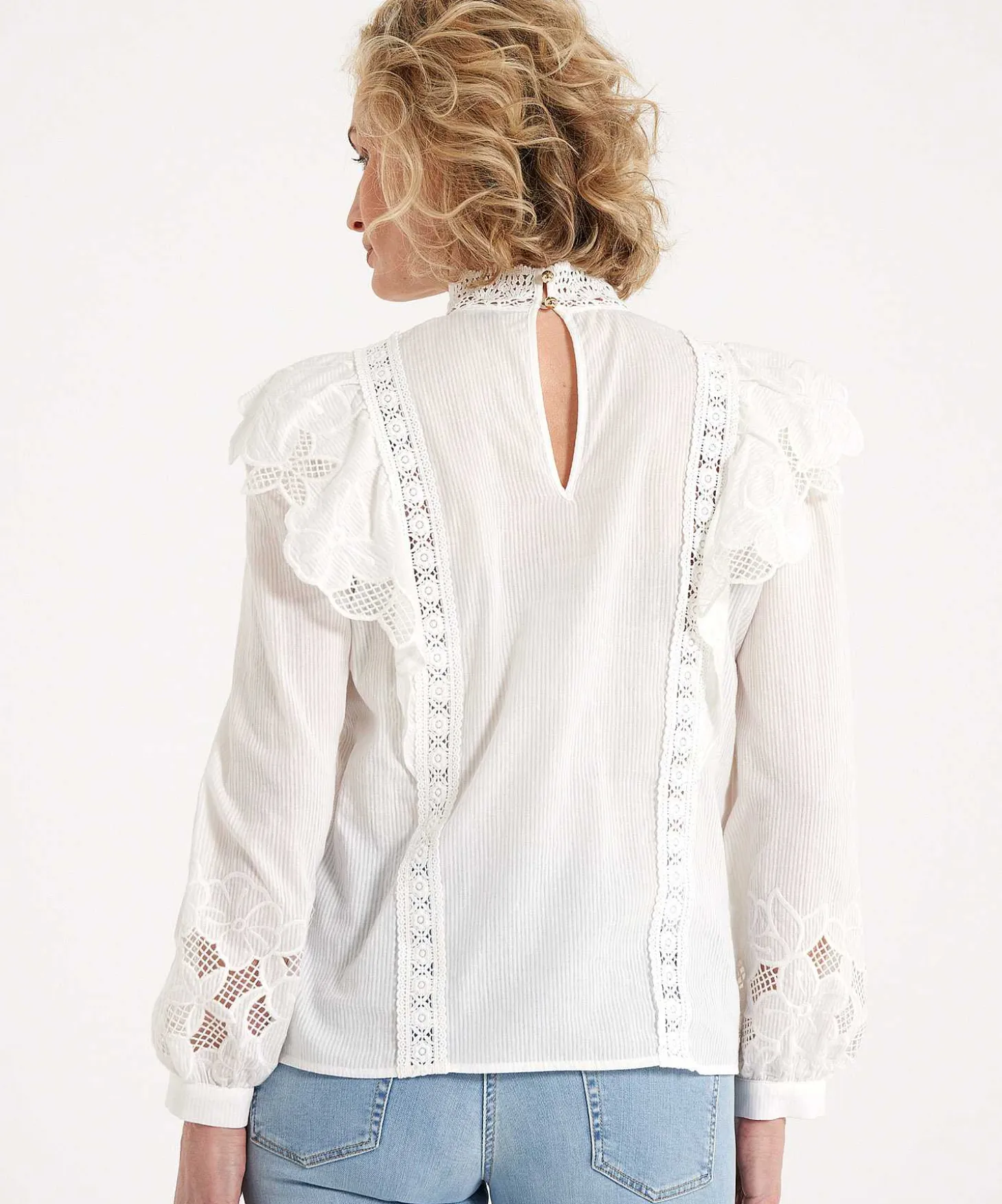 Caroline Biss Blouse Broderie