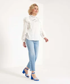 Caroline Biss Blouse Broderie