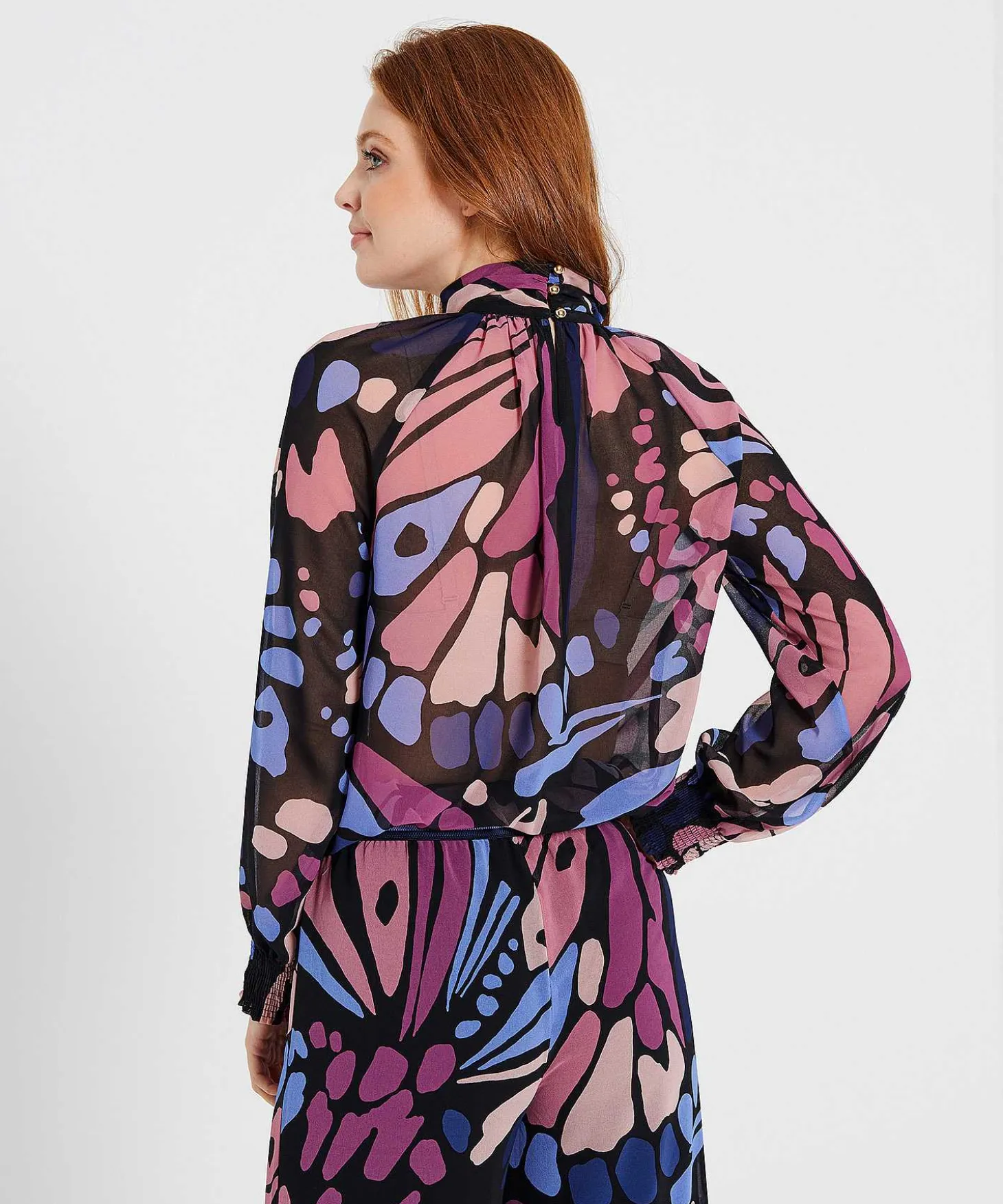 Caroline Biss Blouse Multicolour Crepe