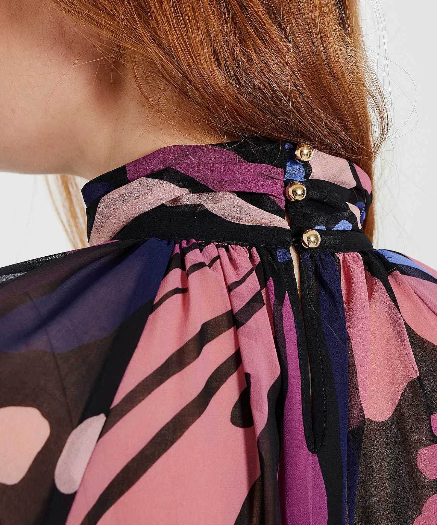 Caroline Biss Blouse Multicolour Crepe
