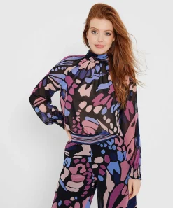 Caroline Biss Blouse Multicolour Crepe