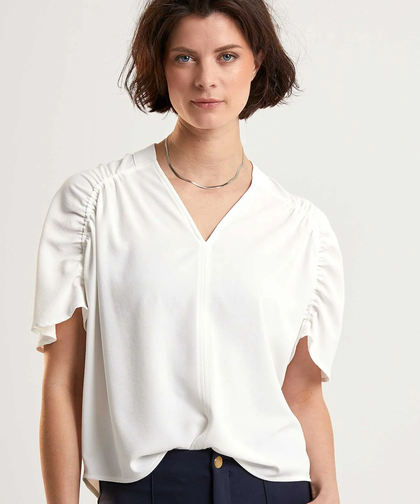Caroline Biss Blouse Smock Schouder