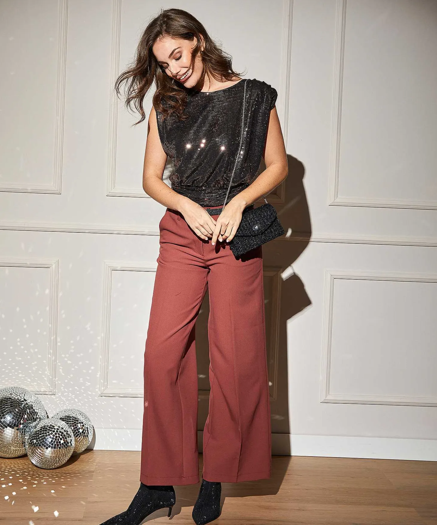 Caroline Biss Disco Top Schoudervulling