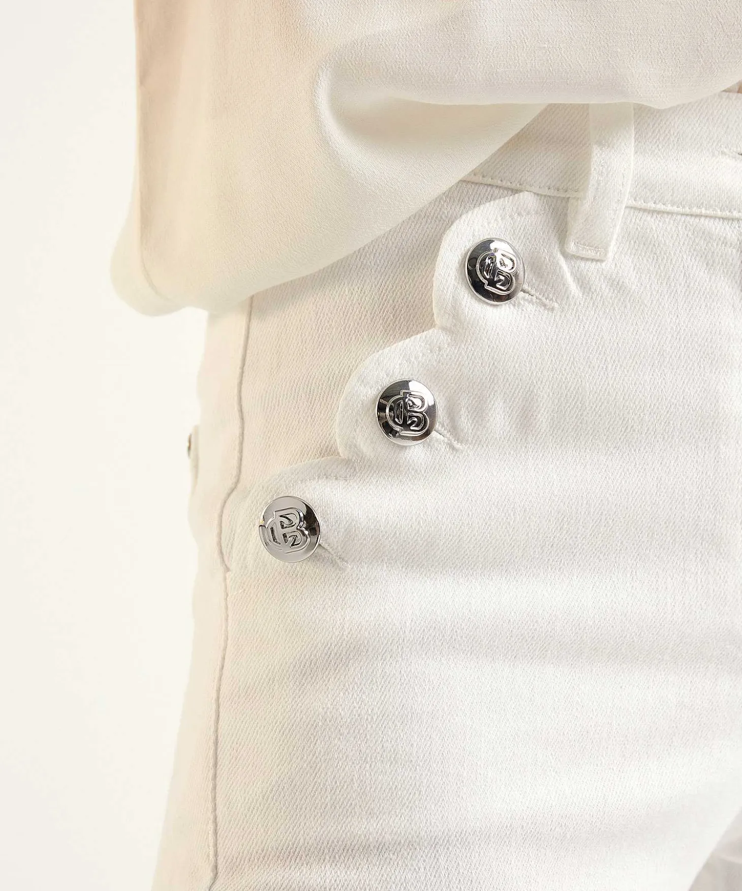 Caroline Biss Flared Jeans Met Knopen