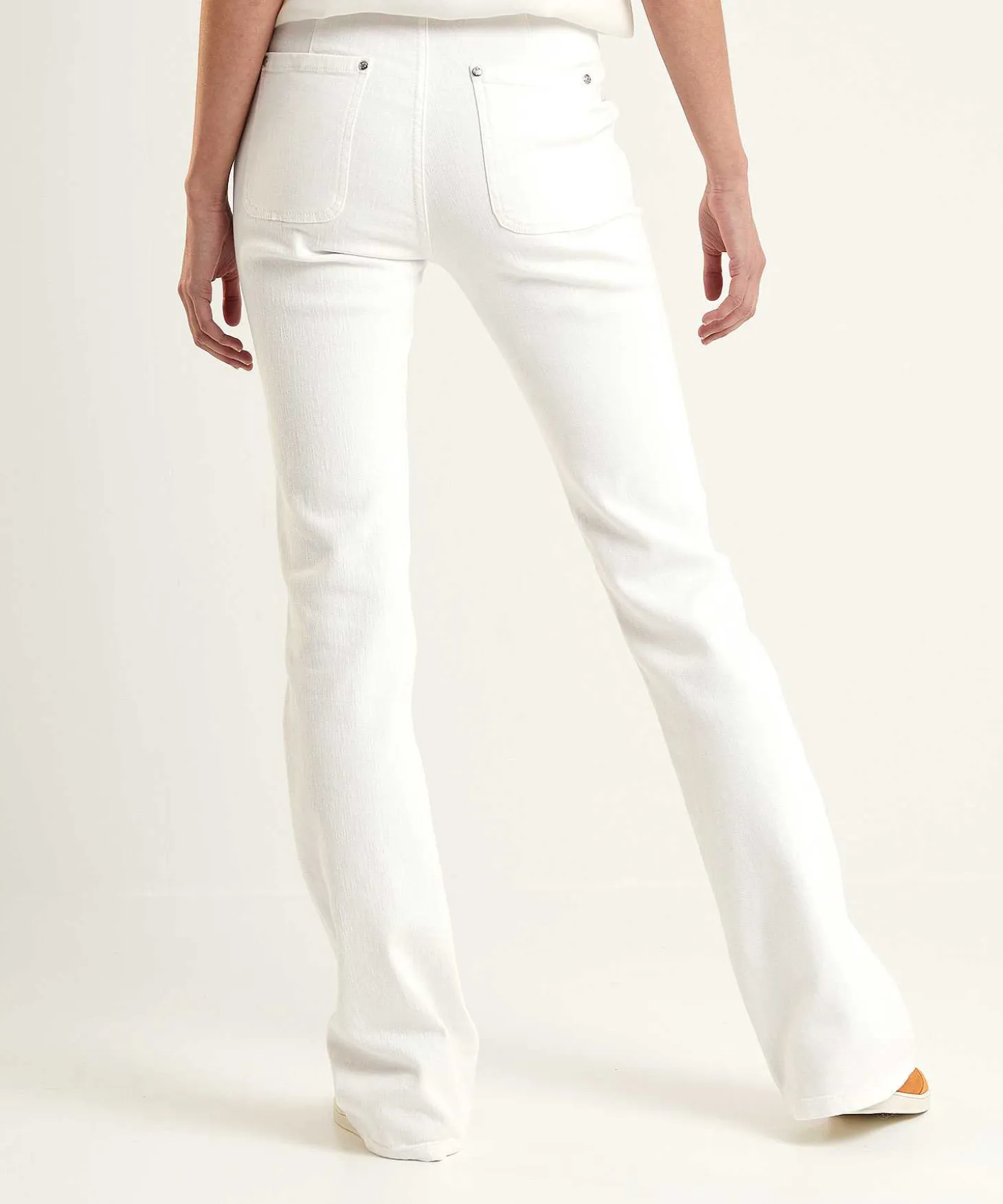 Caroline Biss Flared Jeans Met Knopen
