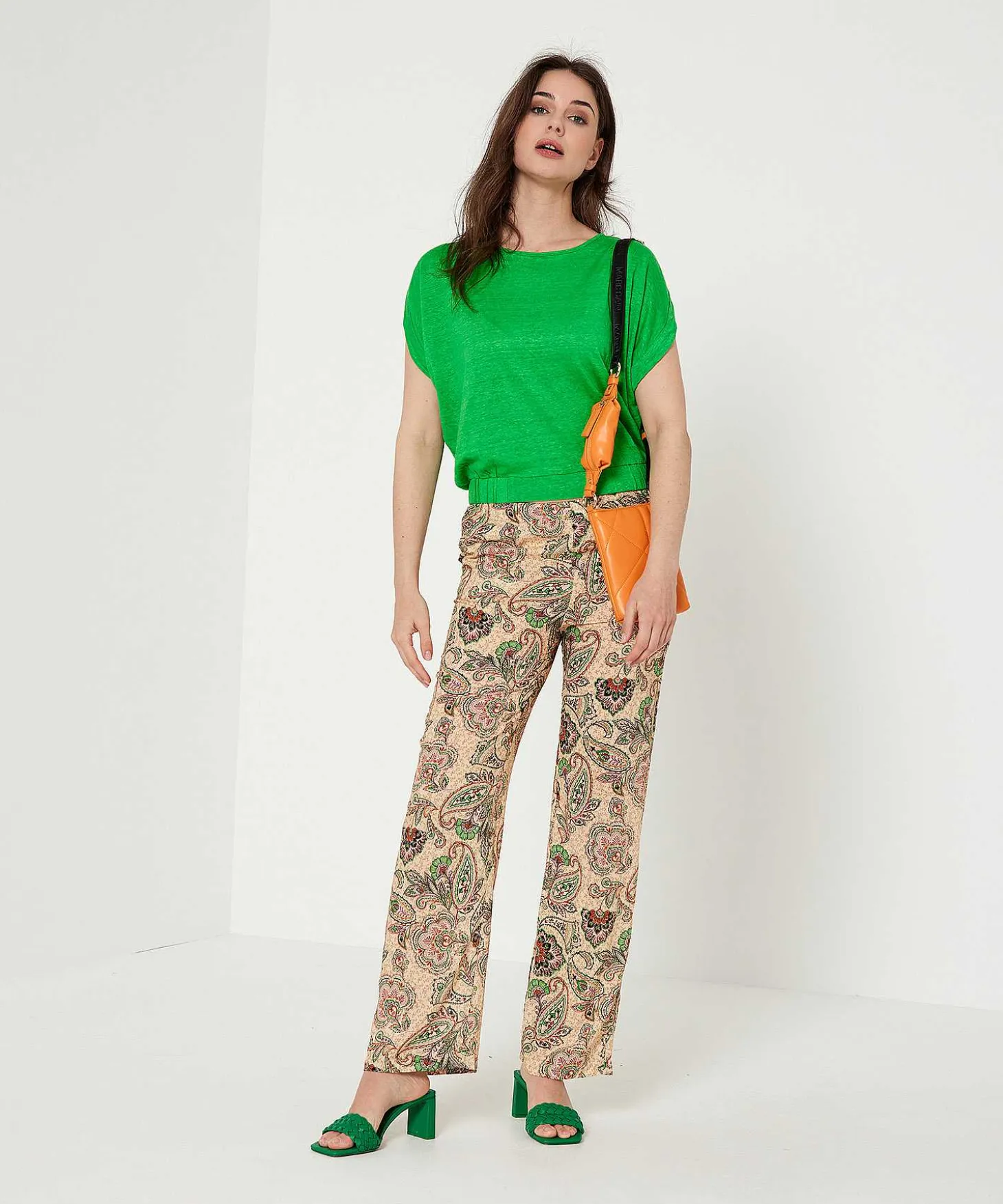 Caroline Biss Linnen Shirt Knoopjes