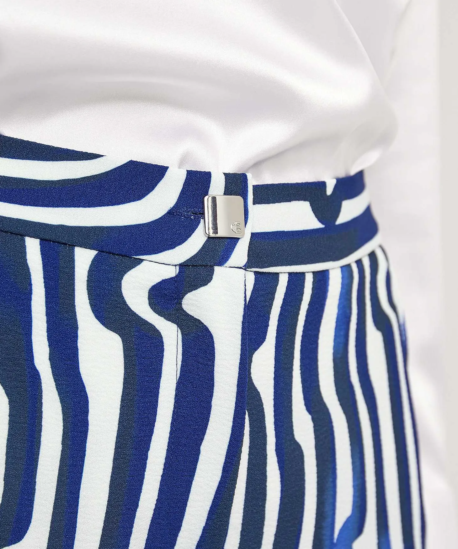 Caroline Biss Palazzo Broek Fancy Stripe