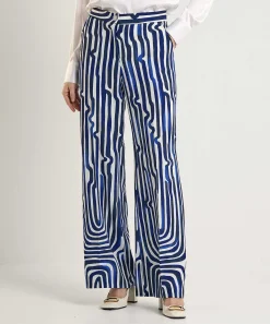 Caroline Biss Palazzo Broek Fancy Stripe