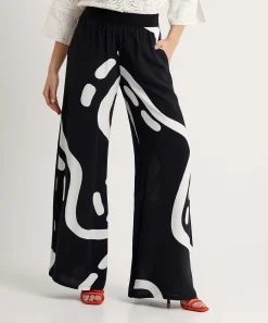 Caroline Biss Palazzo Broek Fancy Print