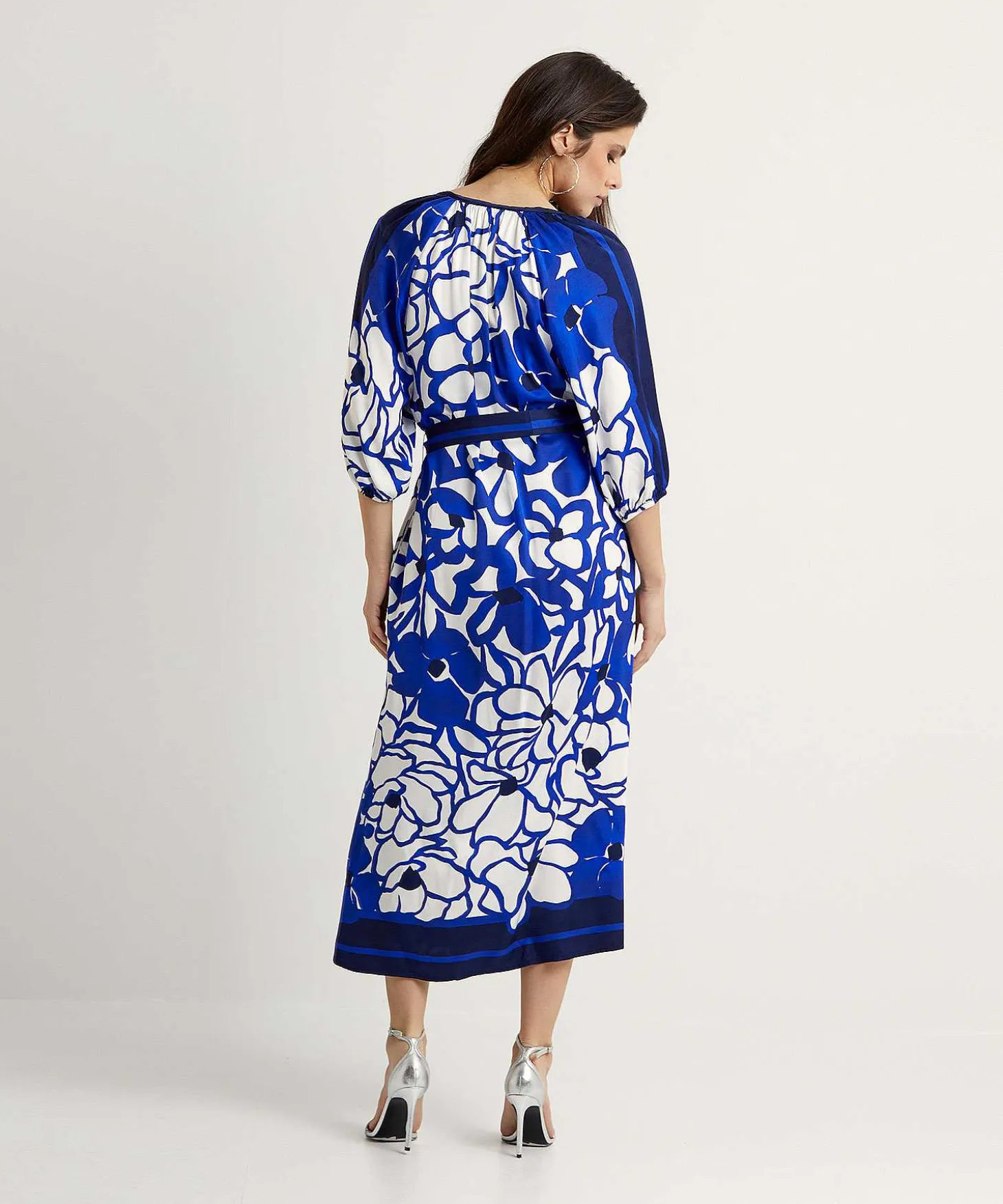 Caroline Biss Silky Jurk Flower