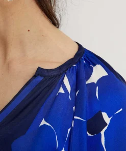 Caroline Biss Silky Jurk Flower
