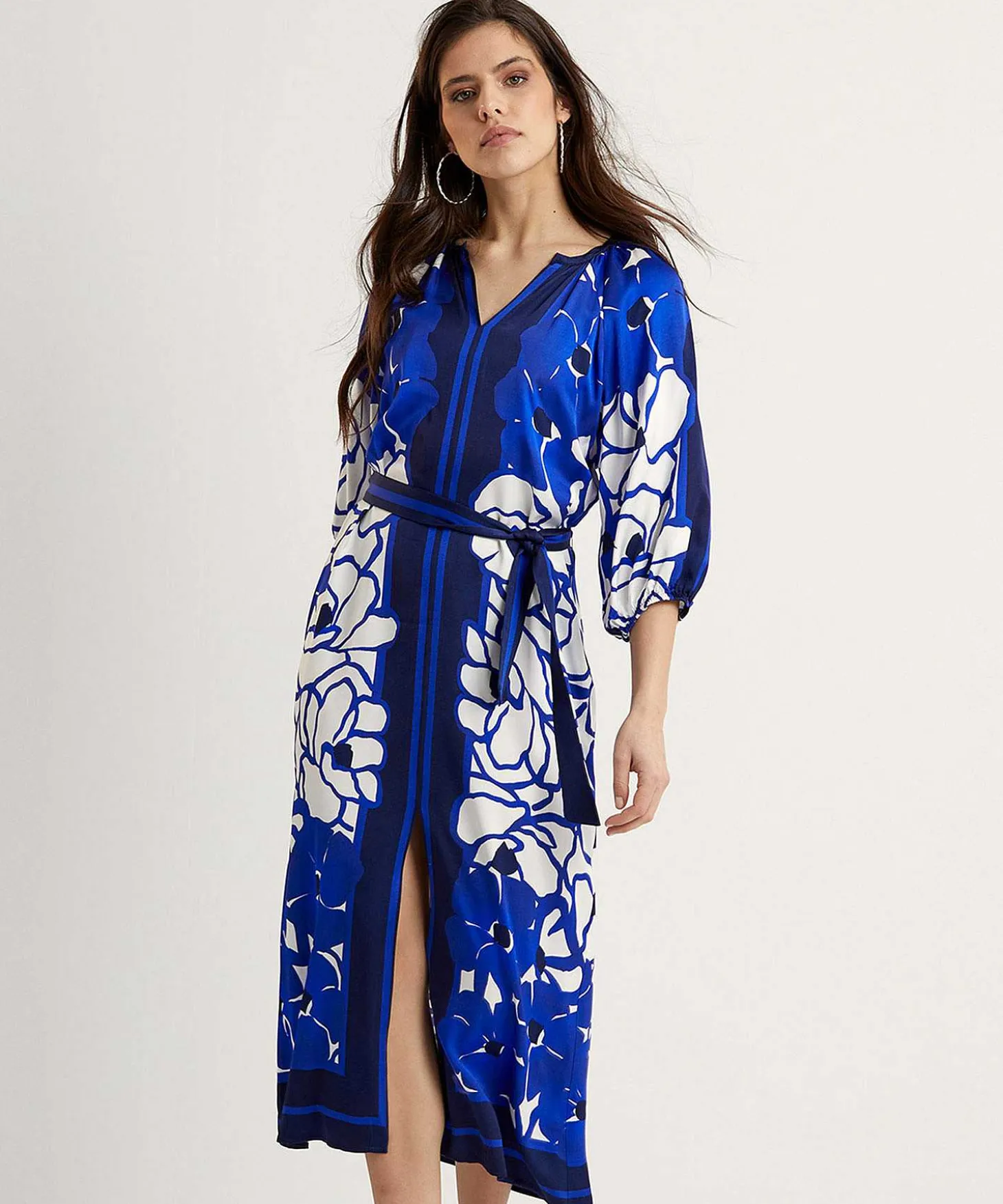 Caroline Biss Silky Jurk Flower
