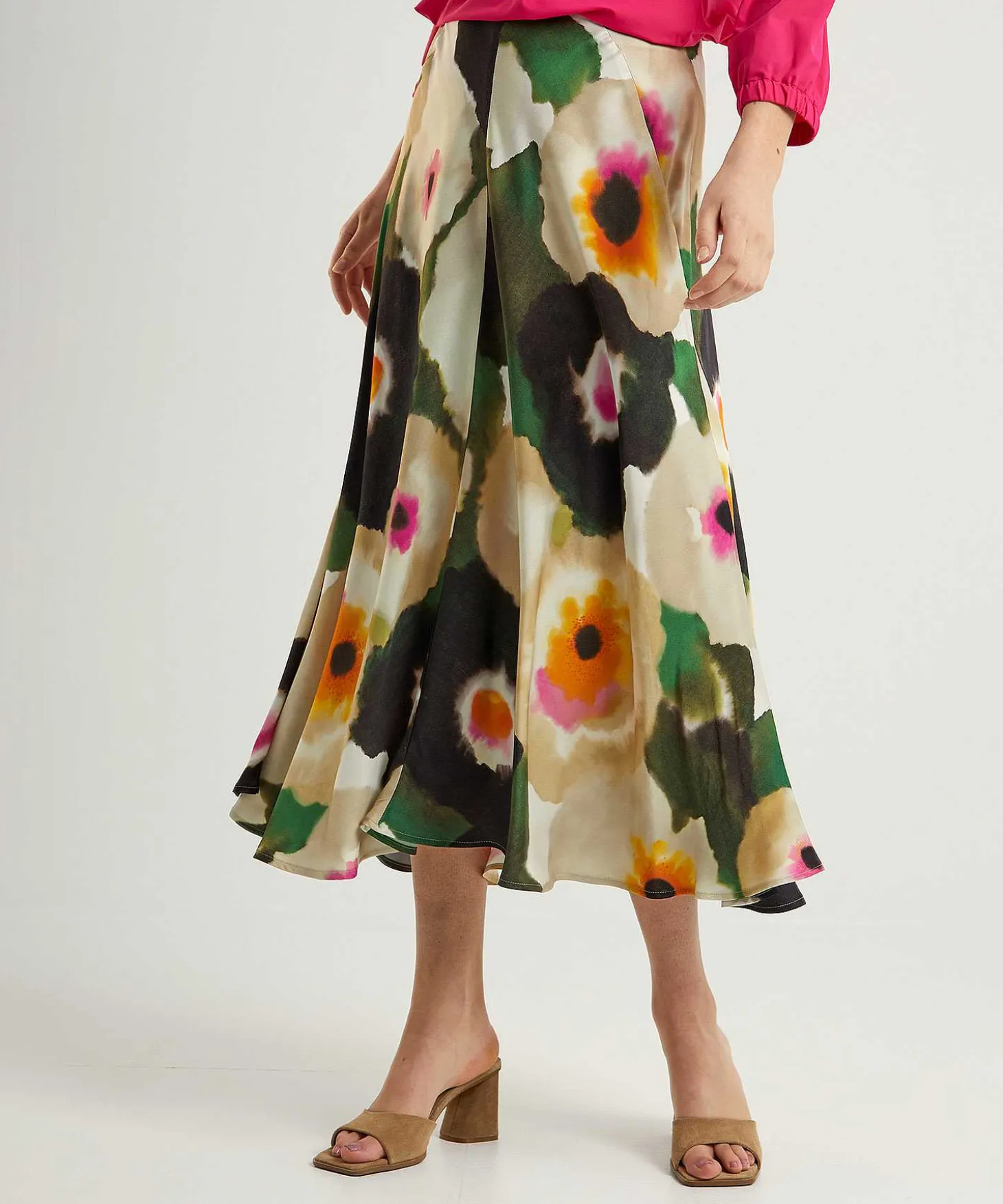 Caroline Biss Silky Rok Fancy Flower