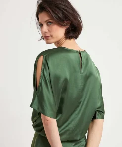 Caroline Biss Silky Top Open Schouder