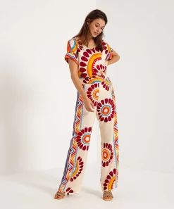 Caroline Biss Top Etnische Print
