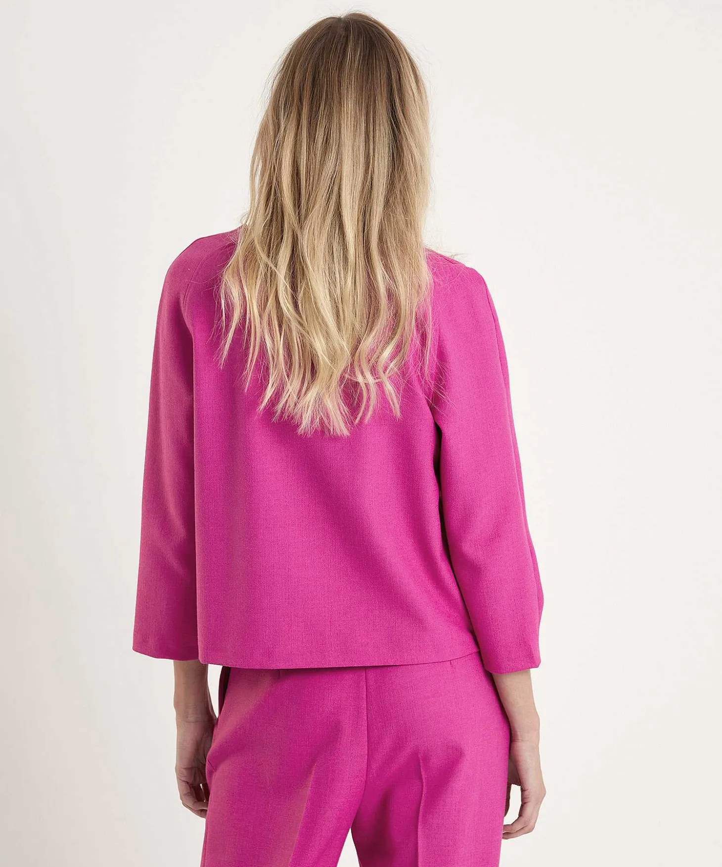 Caroline Biss Top Raglanmouw Crepe