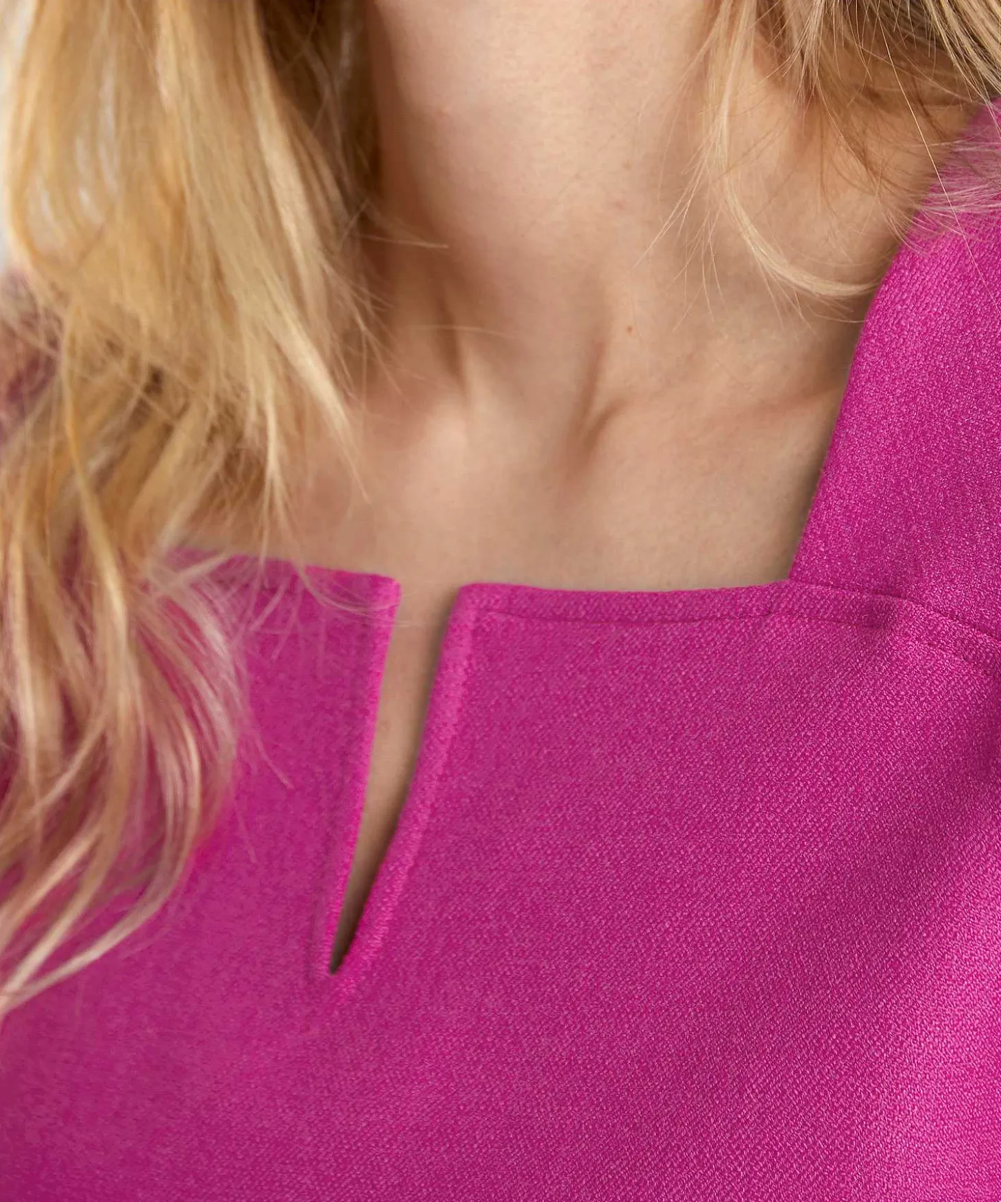Caroline Biss Top Raglanmouw Crepe